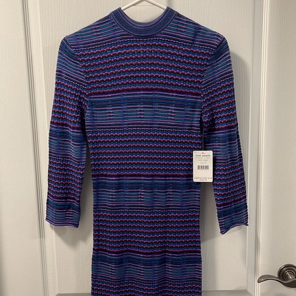 Dress by Free People. Size M. ๐๐๐ Lightweight sweater dress. NWT. - Picture 2 of 13